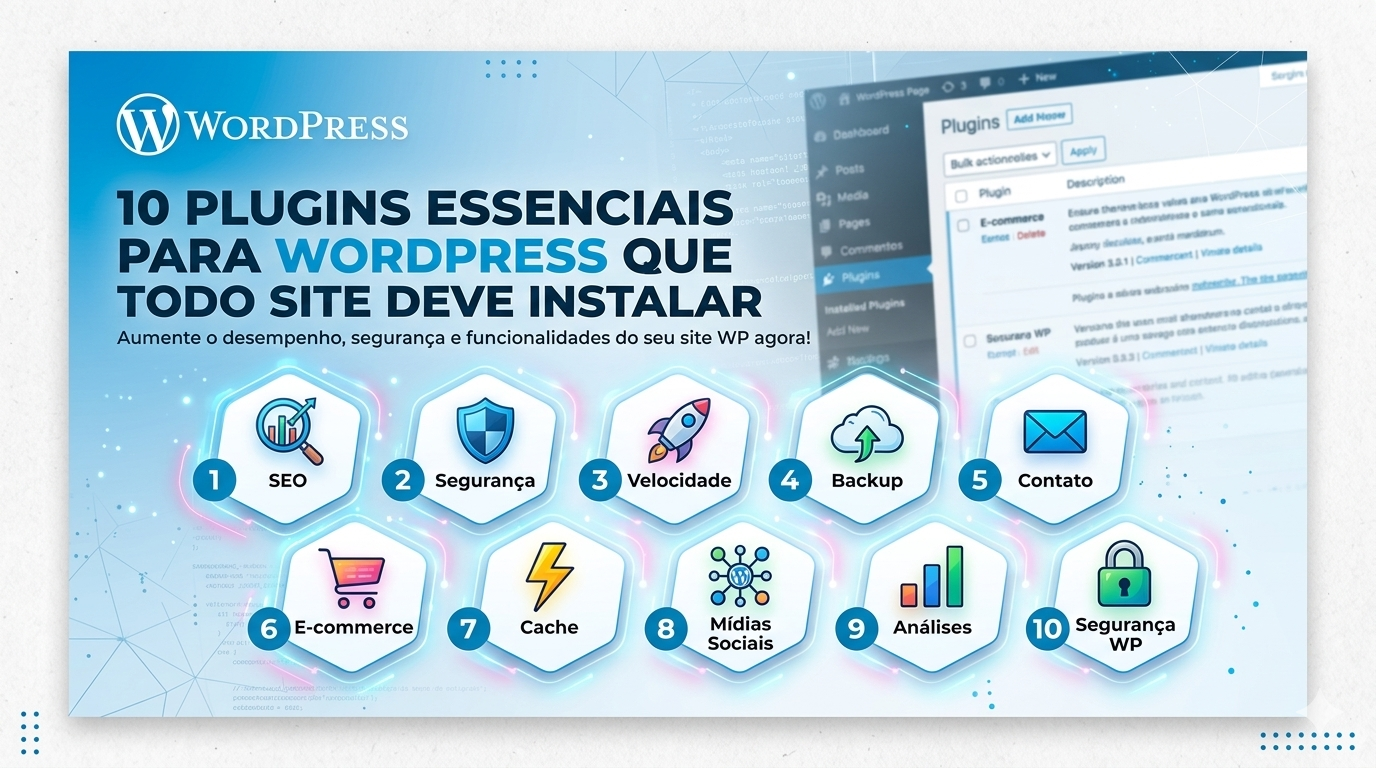 No momento, você está visualizando 10 plugins essenciais para WordPress que todo site deveria instalar