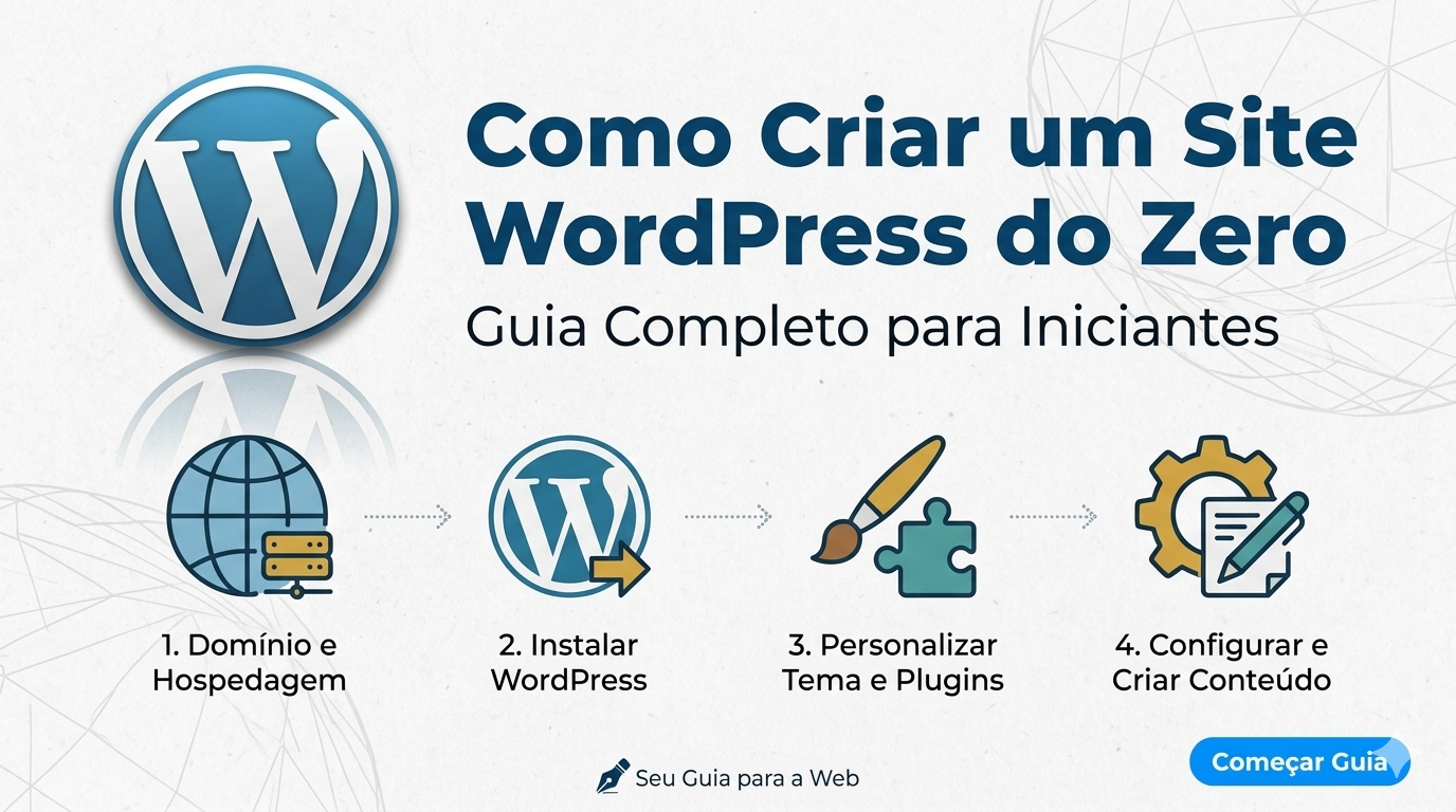 No momento, você está visualizando Como criar um site em WordPress do zero: guia completo para iniciantes