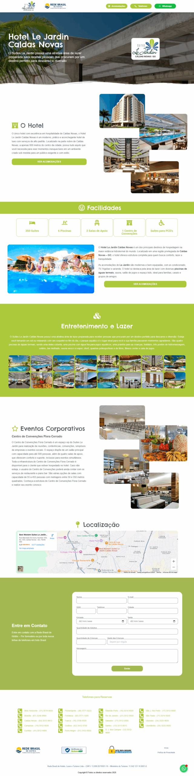 Captura do Projeto Hotel Le Jardin